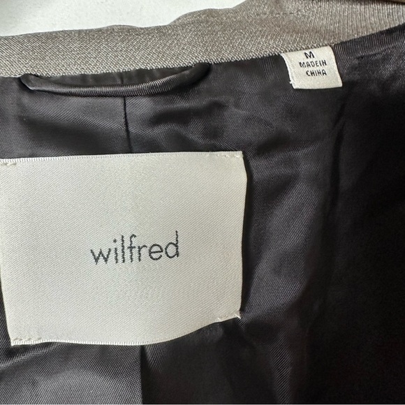Wilfred Aritzia Women’s Generation Single Button Blazer Power Suit Jacket Medium - Picture 5 of 7